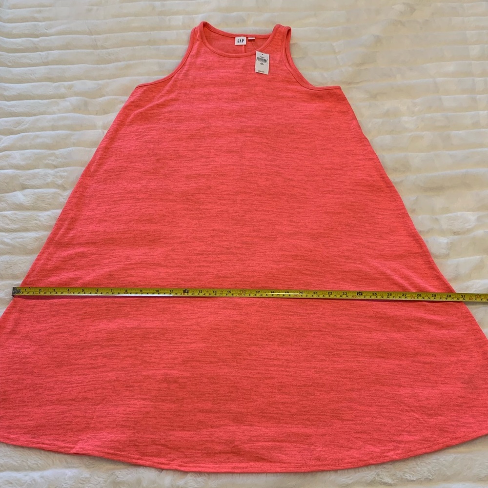 Gap Neon Pink Soft-Spun Sleeveless Swing Dress - Picture 6 of 10